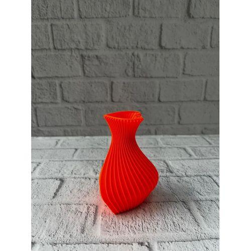 11 Cm Turuncu Kalp Formlu Mini Vazo Es Dekoratif Obje