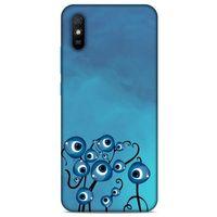 Nazarium (12) Desenli Silikon Kapak Xiaomi Redmi 9A Kılıf