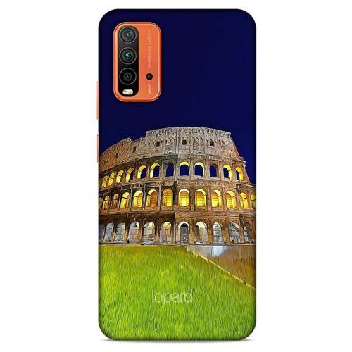 Lopard Xiaomi Redmi Note 9 4g Uyumlu Kılıf Dünya Mimarisi (24) Darbe Emici Kılıf