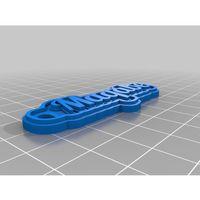 My Customized Multiline Tag Or Keychain (Bu ürün Sadece Plastik parçadır - Almadan Önce Soru Sorabilirsiniz)