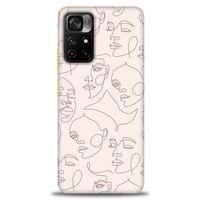 Xiaomi Poco M4 Pro 5G Kılıf HD Baskılı Kılıf - Kadın Silüeti + Tam Ekran Koruyucu