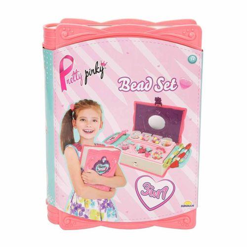 3662  Pretty Pinky 3'ü 1 Arada Boncuk Yapım Seti -Sunman