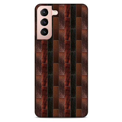 Lopard Samsung Galaxy S21 Uyumlu Kılıf Patchwork (8) Baskılı Kılıf