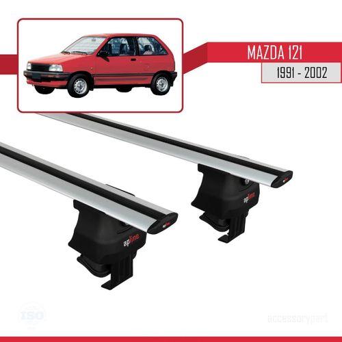 Mazda 121 1991-2002 Arası ile uyumlu ACE-4 Ara Atkı Tavan Barı GRİ