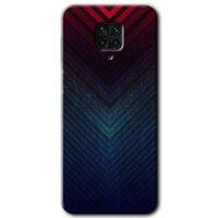 BeRa Aksesuar Xiaomi Redmi Note 9 Pro Kılıf Baskılı Kapak - Abstract 4 +Tam Kaplayan Mat Seramik