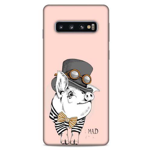 Animax Papyonlu Domuz Samsung Galaxy S10 Kılıf Desenli Silikon