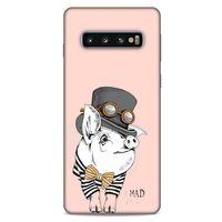 Animax Papyonlu Domuz Samsung Galaxy S10 Kılıf Desenli Silikon