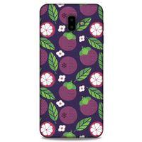 Frutix Mangosteen 01 Samsung Galaxy J6 Plus Kılıf Desenli Silikon
