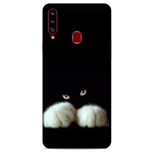 Lopard Samsung Galaxy A20s Uyumlu Kılıf Kediler (50) Shockproof Kılıf Patiler