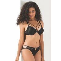 Silikonlu Taşlı Simli Sütyen Takım Kadın 5020