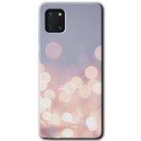 Samsung Galaxy Note 10 Lite Kılıf Baskılı Kapak - Blur Lights +Tam Ekran Koruyucu