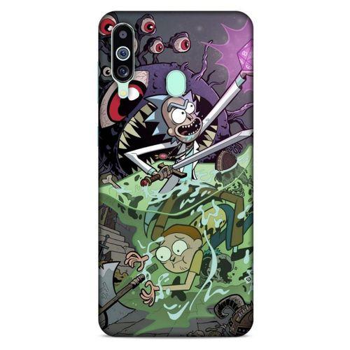 Samsung Galaxy M40 Uyumlu Kılıf Rick And Morty (25) Antişok Kapak Tricia Lange