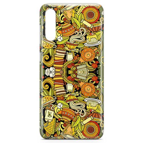 Samsung Galaxy A70s Kılıf Çay Çeşitleri Arka Kapak Koruma Desenli Full Koruyucu