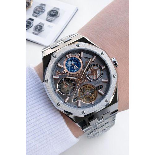 Ferrucci Otomatik Ve Kurmalı Güneş Ve Mehtap Kadranlı 2 Yıl Garantili Erkek Kol Saati BFC.M3571.S2