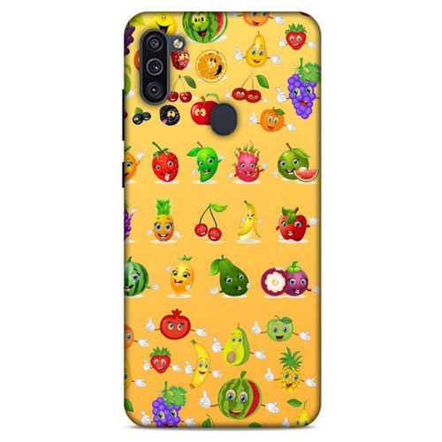 Frutix Meyve Mix 09 Samsung Galaxy M11 Kılıf Desenli Silikon