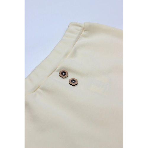 Bistyle 3'lü Zıbın Takım Welcome Baby Duck 13104 Sarı-ekru