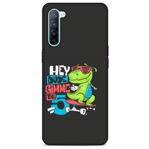 Animax Kaykaylı Dinozor Oppo Reno 3 Kılıf Desenli Silikon