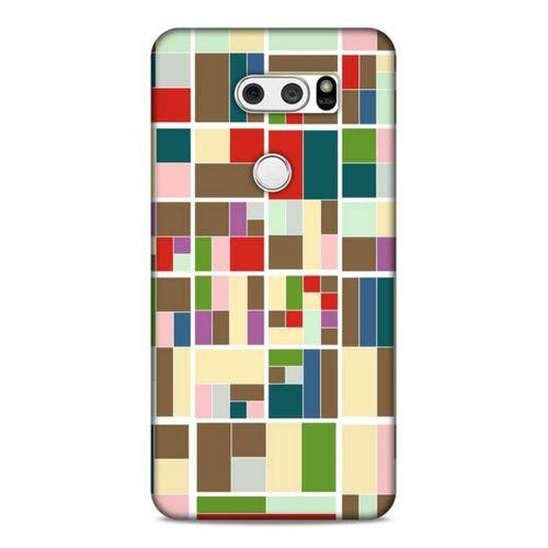 Lopard LG K40S Uyumlu Kılıf Soyut Sanat (47) Baskılı Crystal Flex Kılıf