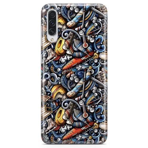 Samsung Galaxy A50s Kılıf Kayak Malzemeleri Arka Kapak Koruma Desenli Full Koruyucu