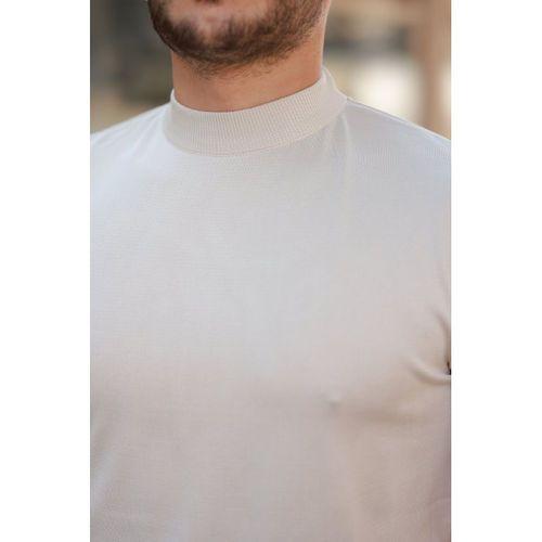 Erkek Yarım Balıkçı Yaka Kısa Kollu Tişört