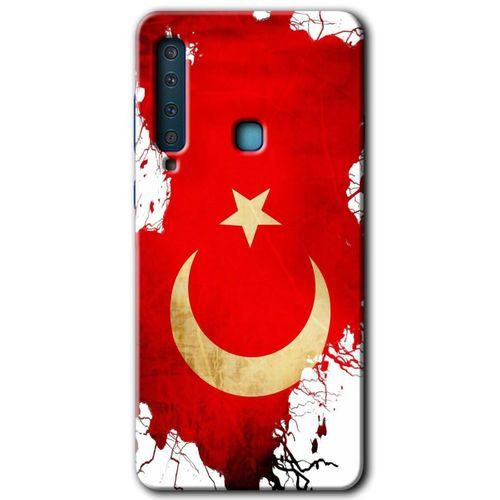 Potkal Hediye Fabrikası Samsung Galaxy A9 2018 Kılıf HD Desen Baskılı Arka Kapak - Türkiyem