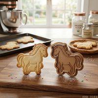 Sevimli Midilli Hamur Şekillendirici Kurabiye Kalıbı Oyun Hamuru Kalıbı 8 cm