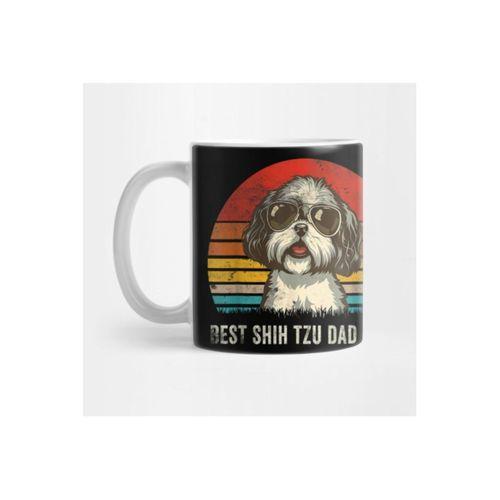Mens Best Shih Tzu Dad Ever Funny Shih Tzu Dad Gift Dog Lover Kupa
