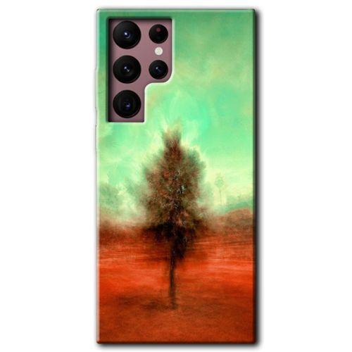 Samsung Galaxy S22 Ultra Kılıf HD Desen Baskılı Arka Kapak + Temperli Cam - Outlines Paint