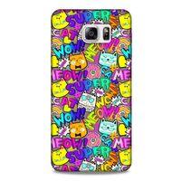 Graffitix (12) Desenli Silikon Kapak Samsung Galaxy Note 5 Kılıf