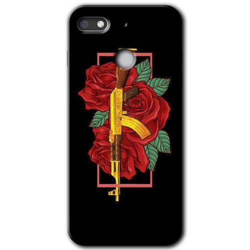 General Mobile GM 8 Go Kılıf HD Desen Baskılı Arka Kapak + Temperli Cam - Bedel