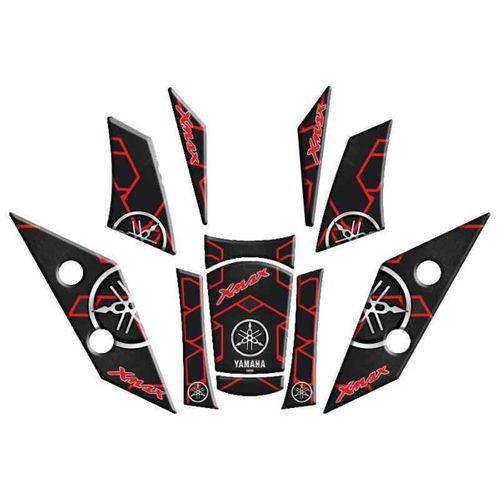 YAMAHA Yamaha Xmax 2018 - 2022 Uyumlu Tank Pad Set 011