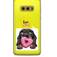 Zoologix (16) Samsung Galaxy S10e Şeffaf Kılıf Silikon Desenli