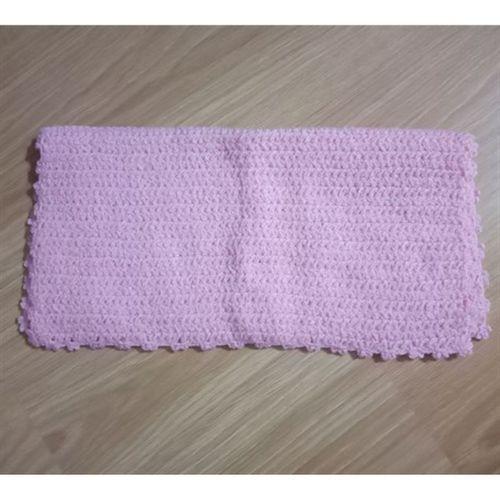 El İşi Pamuklu Banyo Lifi,El Örgüsü Lila  Duş Lifi 33X34Cm