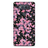 LG K61 Kılıf Kelebek Etkisi (25) Antişok Kapak Mavi Sarı