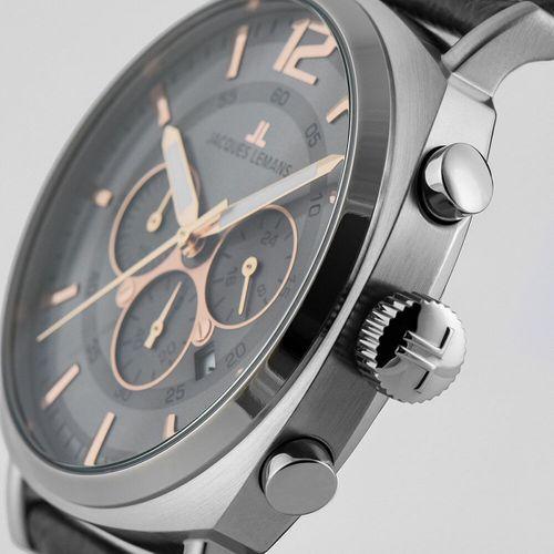 JACQUES LEMANS LUGANO 1-1645L ERKEK KOL SAATİ