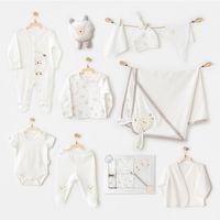 Andywawa Andywawa AC25561 Newborn Set Tinny Ships 10'Lu Hastane Çıkışı Ekru