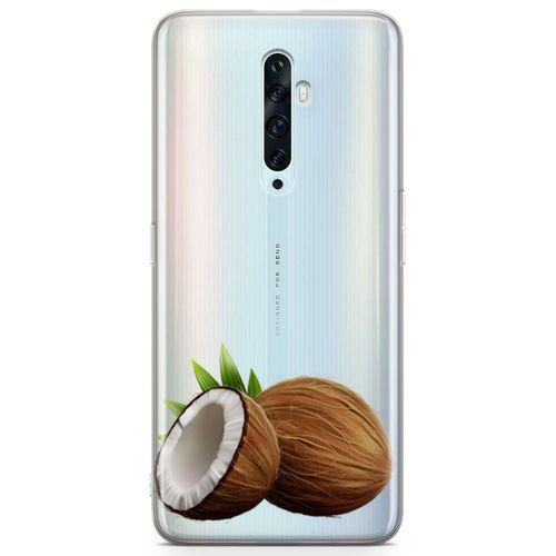 Oppo Reno2 Z 2019 Kılıf Hindistan Cevizi Arka Kapak Koruma Desenli Full Koruyucu