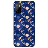 Xiaomi Poco M3 Pro Uyumlu Kılıf Mavi Delisi (30) Silicone Case Galaksi