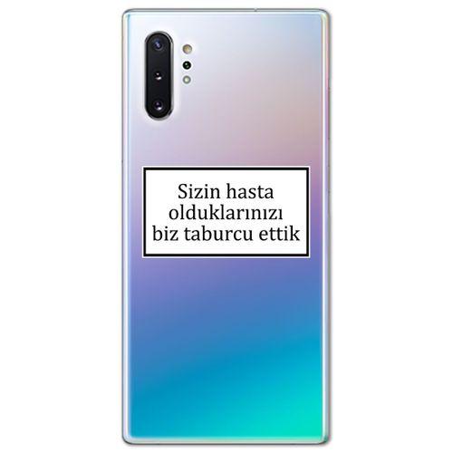 Galaxy Note 10 Kılıf HD Yazı Baskılı Silikon Arka Kapak - Yazı 1