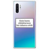 Galaxy Note 10 Kılıf HD Yazı Baskılı Silikon Arka Kapak - Yazı 1