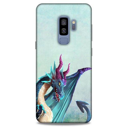 Samsung Galaxy S9 Plus Kılıf Dragons (19) Kılıfları Mavi Ejderha