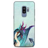 Samsung Galaxy S9 Plus Kılıf Dragons (19) Kılıfları Mavi Ejderha