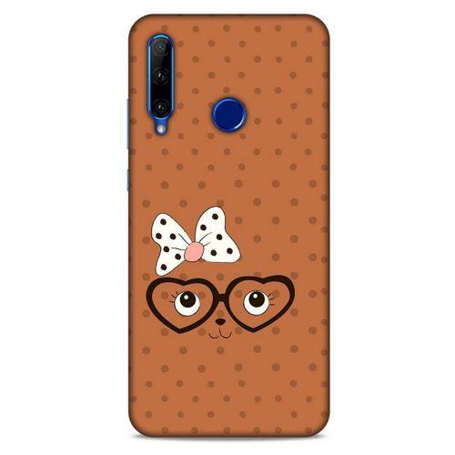 Lopard Huawei Y6P Uyumlu Kılıf Kediler (11) Tam Koruma Gözlük Yüz
