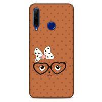 Lopard Huawei Y6P Uyumlu Kılıf Kediler (11) Tam Koruma Gözlük Yüz