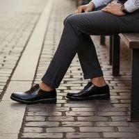 Tamboğa 672 Siyah Rugan Oxford Erkek Klasik Kundura Ayakkabı