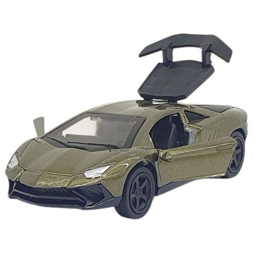 Çek Bırak Metal Küçük Arabalar 8 cm - 6411A - Haki