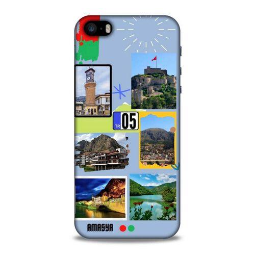 Lopard Apple iPhone SE Uyumlu Kılıf Şehirli ※ (5) Amasya Koruma Kabı