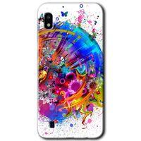 Samsung Galaxy A10 Kılıf Baskılı Kapak - 4K Clock +Tam Ekran Koruyucu