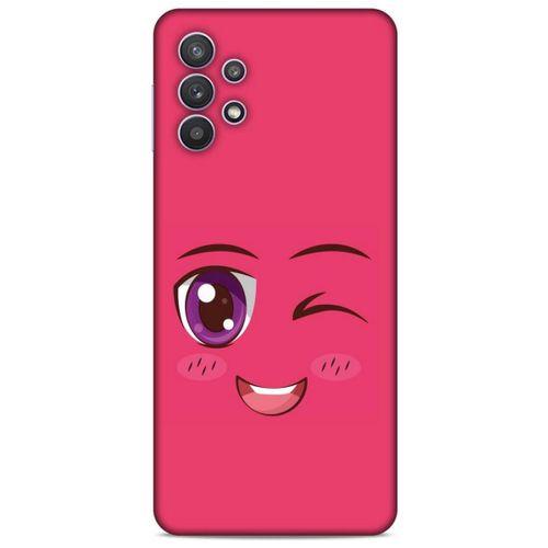 Lopard Samsung Galaxy A32 Uyumlu Kılıf Emojix (57) Telefon Kılıfı