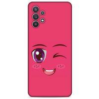 Lopard Samsung Galaxy A32 Uyumlu Kılıf Emojix (57) Telefon Kılıfı